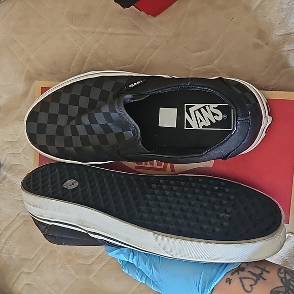 Black checker vans - Picture 3 of 4